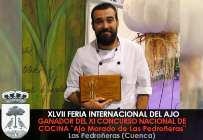 Ganador del XI Concurso Nacional de Cocina &quot;Ajo Morado de Las Pedroñeras&quot;