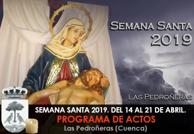 Programa de actos Semana Santa 2019 Las Pedroñeras