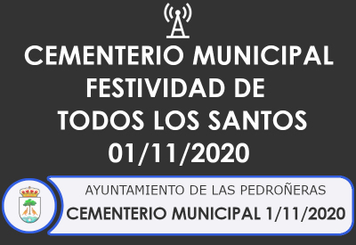 Cementerio municipal - festividad de Todos Los Santos