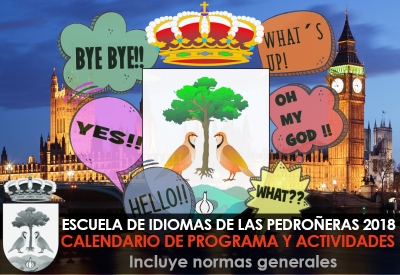 Programa de actividades y normas generales Escuela de Idiomas de Las Pedroñeras 18-19